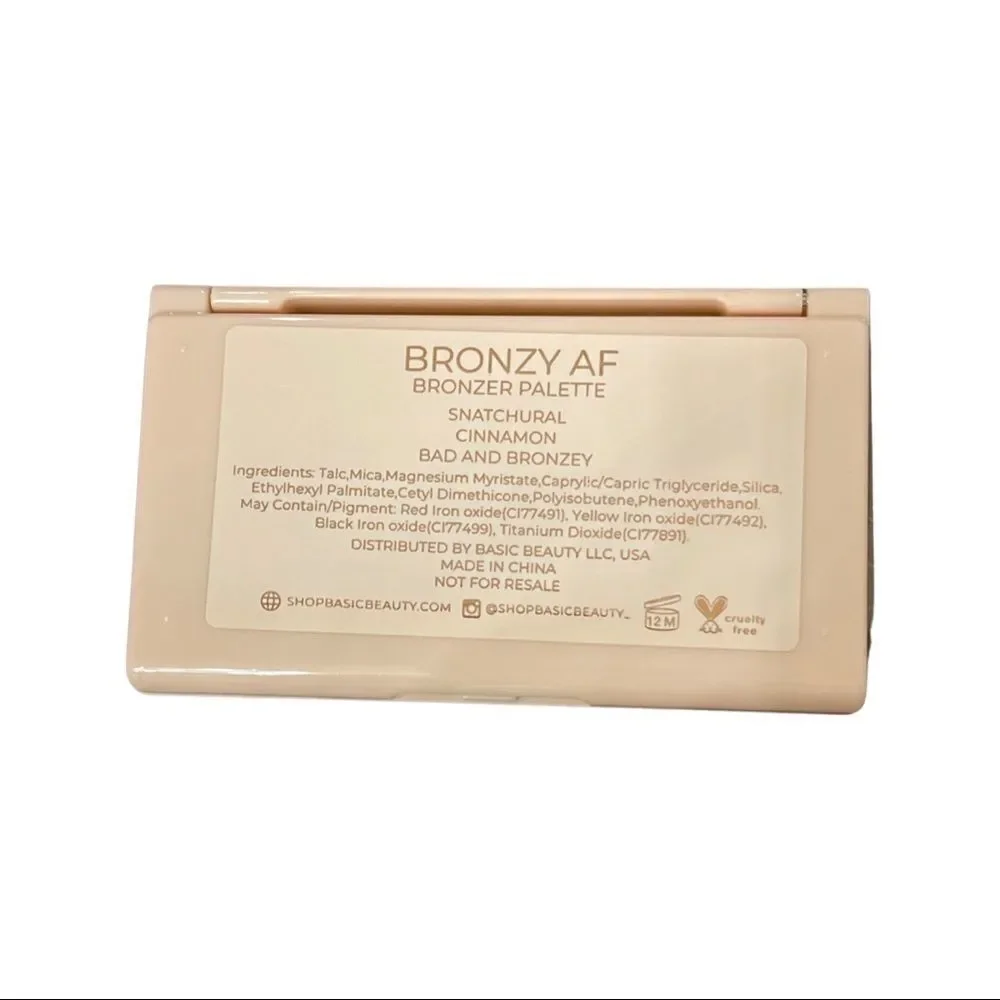 BRONZY AF PALETTE by Basie Beauty